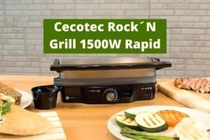 Electric grill Cecotec Rock nGrill 1500 Rapid: Opinions and valuation